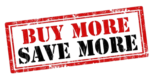 Volume discounts available